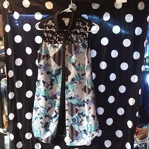 Button down tank dress size small.
